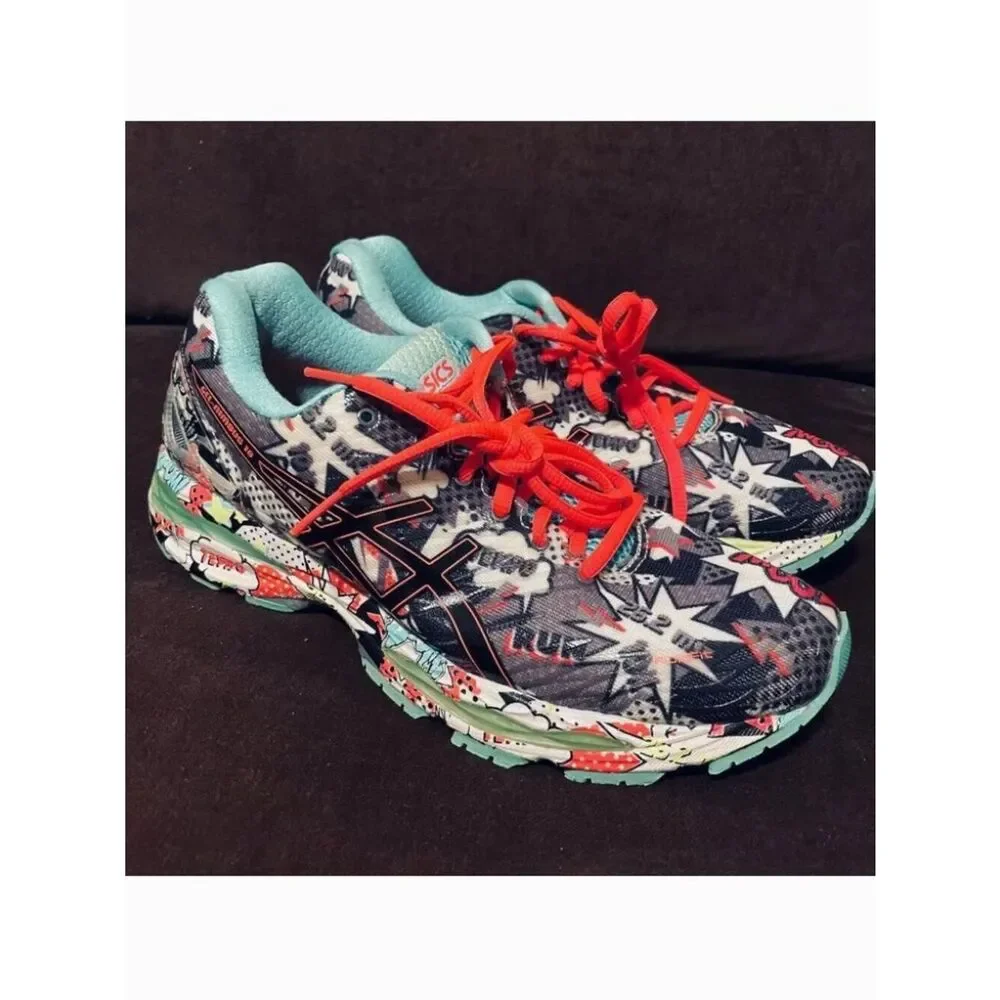 ASICS GEL NIMBUS 18 Cartoon Comic limited edition 8.5 US, XLNT Condition
